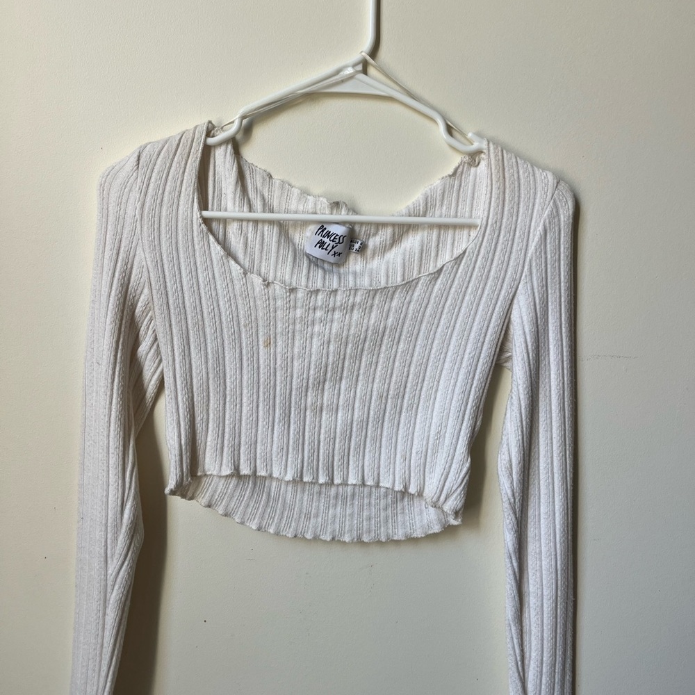 Princess Polly White Long-sleeve